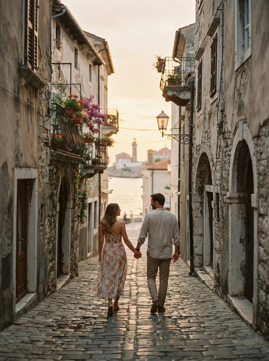 Couple in Piran